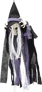 FUNOMOCYA Hanging Ghost Decorations Scary Halloween Costumes Witch Props Home Decorations for Halloween