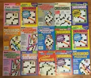 Lot of 10 Dell Penny Press ALL SOLVING LEVELS Crossword Puzzle Books Pocket Good