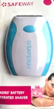 WET-DRY Safeway Ladies’ Battery-Operated Shaver