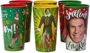 American Greetings Christmas Party Supplies, Buddy The Elf 22 oz. Reusable Plastic Party Cups (6-Count)