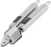 iplusmile Stainless Steel Garlic Press Removable Garlic Crusher Tool for Home Kitchen Compact Design for Quick Garlic Grinding Present for Cooking Enthusiasts