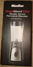 Mueller Personal Blender & Food Processor, 15 Oz Travel Cup, Shakes & Smoothies