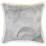 Cushion Cover-Coastal Fringe-Seminyak Smoke-60cm x 60cm