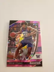 Isaiah Stewart 2020 Prizm Draft Picks Pink Cracked Ice Prizm RC Rookie Card #66