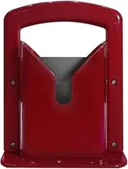 Bagel Slicer for Home, Bagel Cutter Stainless Steel (Red)