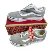 Vans Old Skool Drizzle/True White(Gray) Skate Shoe Mens Size 4.5 Wms 6