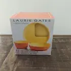 Laurie Gates California Designs 12 Piece Quinterra Melamine Dinnerware Set