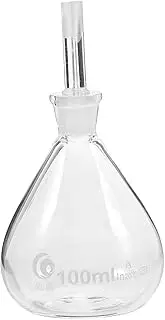 ULTECHNOVO 100ml Laboratory Glass Pycnometer Reagent Bottle Accurate Density Measurement Glass Storage Bottle Stopper