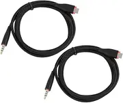 Type C to 3.5mm Headphone Cable, OFC 3.5mm Sound Cord for MMX150 Headset, Loss Sound Quality, Braided Aux Replacement Headphone Wire for MMX150, 1.2m Length