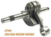 CRANKSHAFT FOR STIHL 034 036 MS340 MS360 1125 030 0407