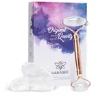 Beauty Facial Massager Eye Roller For Puffy Eyes White Quartz