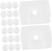 Happyyami 20pcs Table Soccer Rod Positioner Set: Plastic Foosball Stop Rings for Fun Play - Anti-Slip Design for Intense Game Sessions