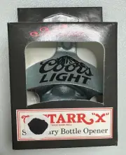 Starr X Stationary Bottle Opener "Coors Light" - New Old Stock