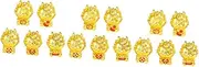 [STOBOK] Wufu Rabbit Bracelet Beads Gemstones Bracelet Charms Pendants Dragon Charm Kit Necklace Dragon Mascot Zodiac Natural Bracelets Halloween Jewelry Beaded Bracelet Golden Copper