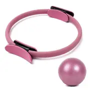 2Pcs Or 5Pcs Yoga Kit Pilates Ring 25Cm Gym Ball Resistance Band Stretching Belt Other Strength Training