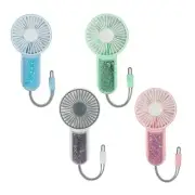 Mini Portable Hand Fan Portable Hands-Free Fan USB Rechargeable for Kids Office