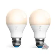 2x Ring A19 Smart LED Light Bulb 800 Brightness Lumens Indoor / Outdoor Use