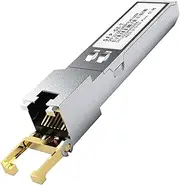 High-Performance 1000Base-T Gigabit SFP to RJ45 Copper Ethernet Transceiver - Compatible with Cisco, Meraki, Ubiquiti, D-Link, TP-Link, Supermicro, Netgear, MikroTik S-RJ01, 1.25G SFP-T, up to 100m