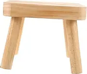 CORHAD Wooden Step Stool for Adults Portable Lightweight Small Footstool for Home Use Strong Load Bearing Design for Shoe Changing Bedroom Outdoor Use