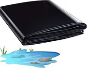 Fish Pond Liner Waterproof Sealing Film 3x7m 4x4m 5x8m 6x10m Pools Membrane for Koi Features Waterfall Base Fountains and Water Gardens, Hamankim Damp Proof Tarp(5x6m(16.4x19.7ft))
