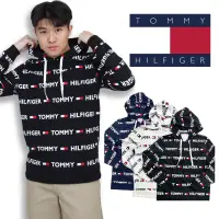 在飛比找蝦皮商城精選優惠-⚡衝評 Tommy Hilfiger 薄帽T  現貨 滿版L