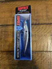 Rapala Flat Rap 08 - Silver Blue - 3 1/8" - 1/4 oz Walleye Bass Crankbait Lure