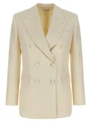 [Brioni] Brioni-Flavia Blazers Bianco-Donna 42IT