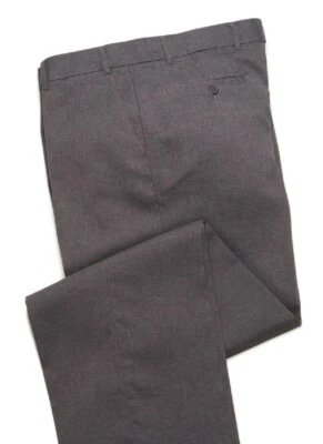 Breeches & Frock New $45 RESISTS WRINKLES Mens Pant, Flat Front, Gray 34
