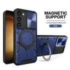 Magnetic Stand Case Cover For Galaxy S23 S22Ultra A13 A32 A52 5G A14 A24 A34 A54