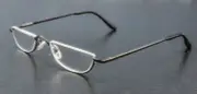 Men Casual Half Moon Vintage Reading Glasses Spring Hinges Readers +1.0 ~ + 3.5