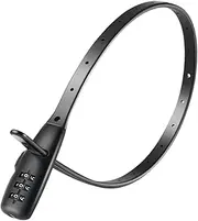 Zip Tie Lock Combination | Helmet Cycle Lock Cable with Combination - Protective Security Anti-Theft Hardware for Door Stroller Gate Skis Refrigerator Skateboard Scooters