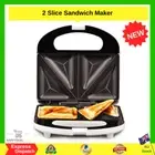 2 Slice Sandwich Maker Sandwich Press Jaffle Iron Toastie Maker Non Stick Plates