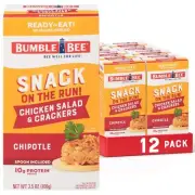 Bumble Bee Snack On The Run Chipotle Chicken Salad with Crackers Pack of 12