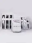 SMEG Knife Block Set WHITE German Steel 6 Knives and Block