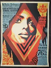 Bias By Numbers 2017 Shepard Fairey Obey Giant Screen Print Poster Signed #d