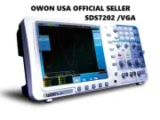 Owon SDS7202V 200MHz 1GS/s Digital Oscilloscope 2+1 Channel + Battery + Bag +3Y
