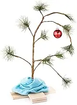 PRODUCTWORKS 24-Inch Peanuts Charlie Brown Musical Christmas Tree with Linus Blanket