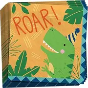 Amscan Dino-Mite Party Dinosaur Lunch Napkins (Pack of 16)