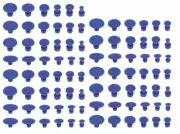 90 Piece PDR Paintless Dent Repair Glue Puller Tab Pack