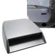 Universal Auto Roof Decorative Air Flow Intake Hood Scoop Vent Bonnet Cover Grey