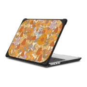 MacBook Pro 14-inch (M1 - M4) Bounce Case Wonderful Mushroom Garden - 60s Tangerine
