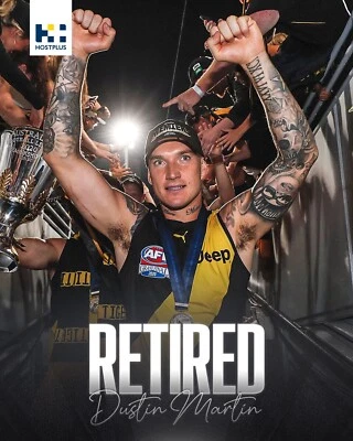 RICHMOND TIGERS FOOTBALL CHAMPION TEAM PLAYER poster, Dustin Martin ,FREE POST,1