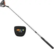 Oshhni Golf Putter Golf Blade Putter Right Hand Golf Head Cover Inlcuded Durable Golf Club Golf Mallet Putter for Background Garden