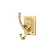 Alno A7999-PA Geometric Bath Universal Robe Hook Polished Antique