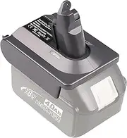 V6 V7 V8 Adapter for Makita 18V Lithium-ion Battery Converter for Dyson V6, V7 and V8 Vacuum Cleaners, Compatible with Dyson SV11, SV37 and SV10, SV25 Vacuums