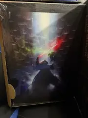 Yoda and Palpatine Star Wars - The Dark Side Epic Battles metal poster