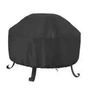 Fire Pit Cover Round 36 in, Outdoor Fire Pit Cover for 30-36 36"D x 20"H