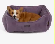 Nandog Pet Gear Cloud 2.0 Reversible Dog Knit Bed - Taupe Purple (25 in)