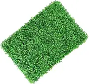 ifundom Fake Grass Wall Panels Interlocking Turf for Use Artificial Greenery Decor for Garden Home Weddings Parties Dense Evergreen Synthetic Grass Versatile