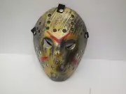 Jason Voorhees Aged Bronze Scary Mask Hockey Halloween Mask Friday13th